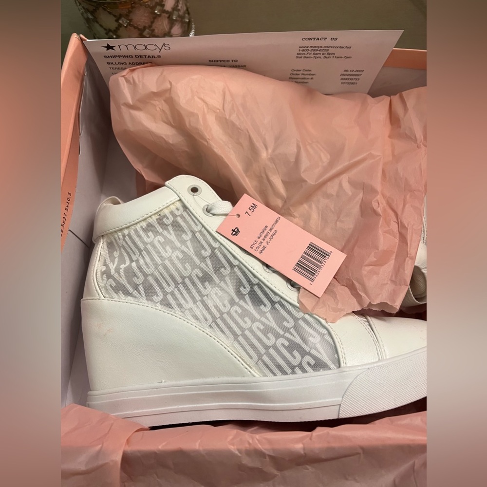 Juicy Bride Shoes size 7.5 Brand NEW with tags